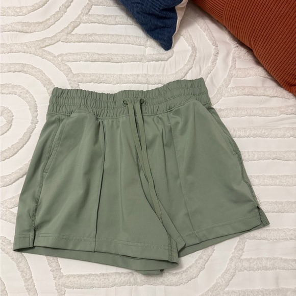 Yogalicious Pants - Yogalicious Sage Green Athletic Shorts